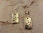 Preview: Smilie Ohrringe Vintage Optik Smile Gesicht Face